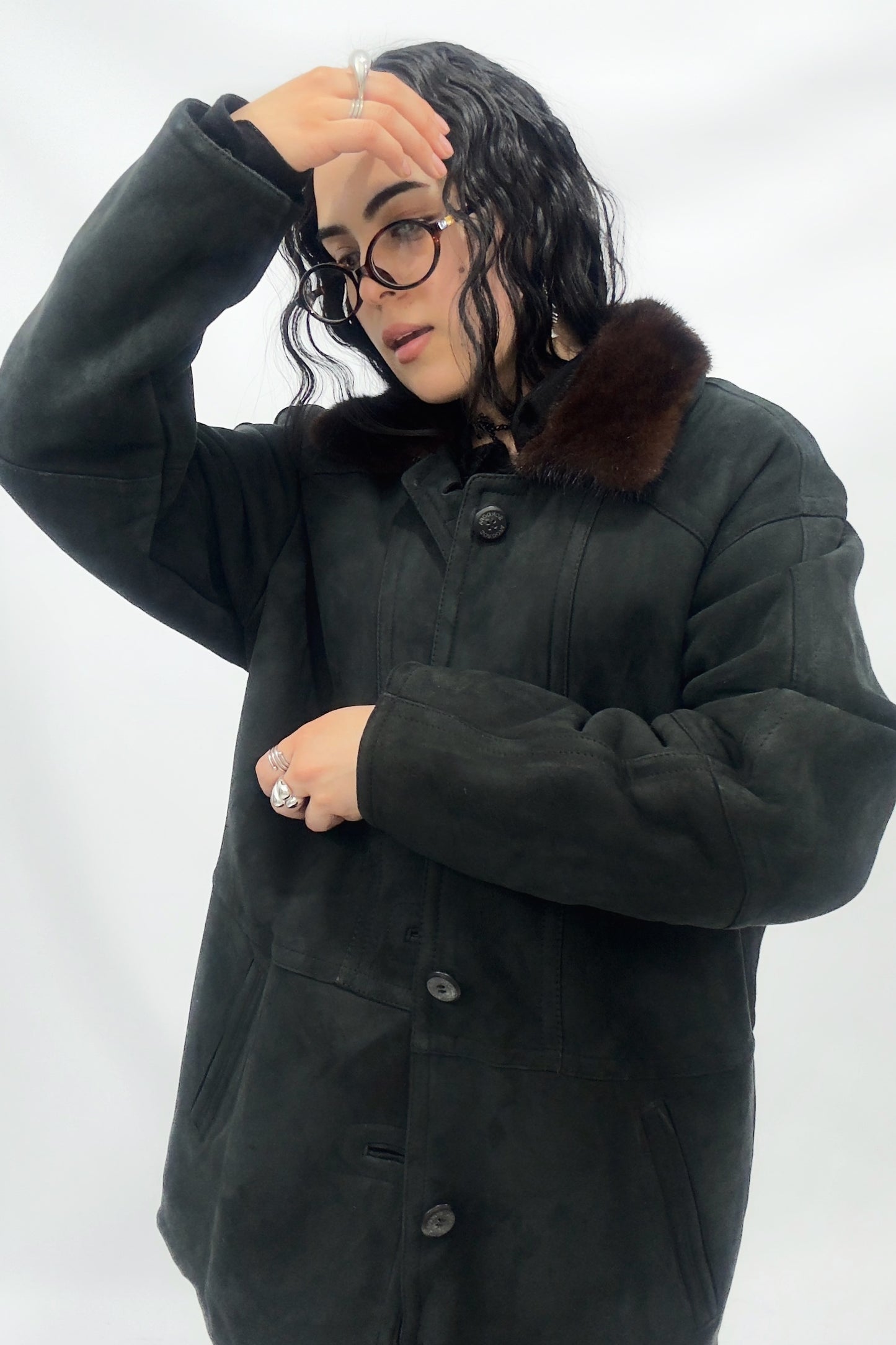 Gamulán Negro con Interior de Piel